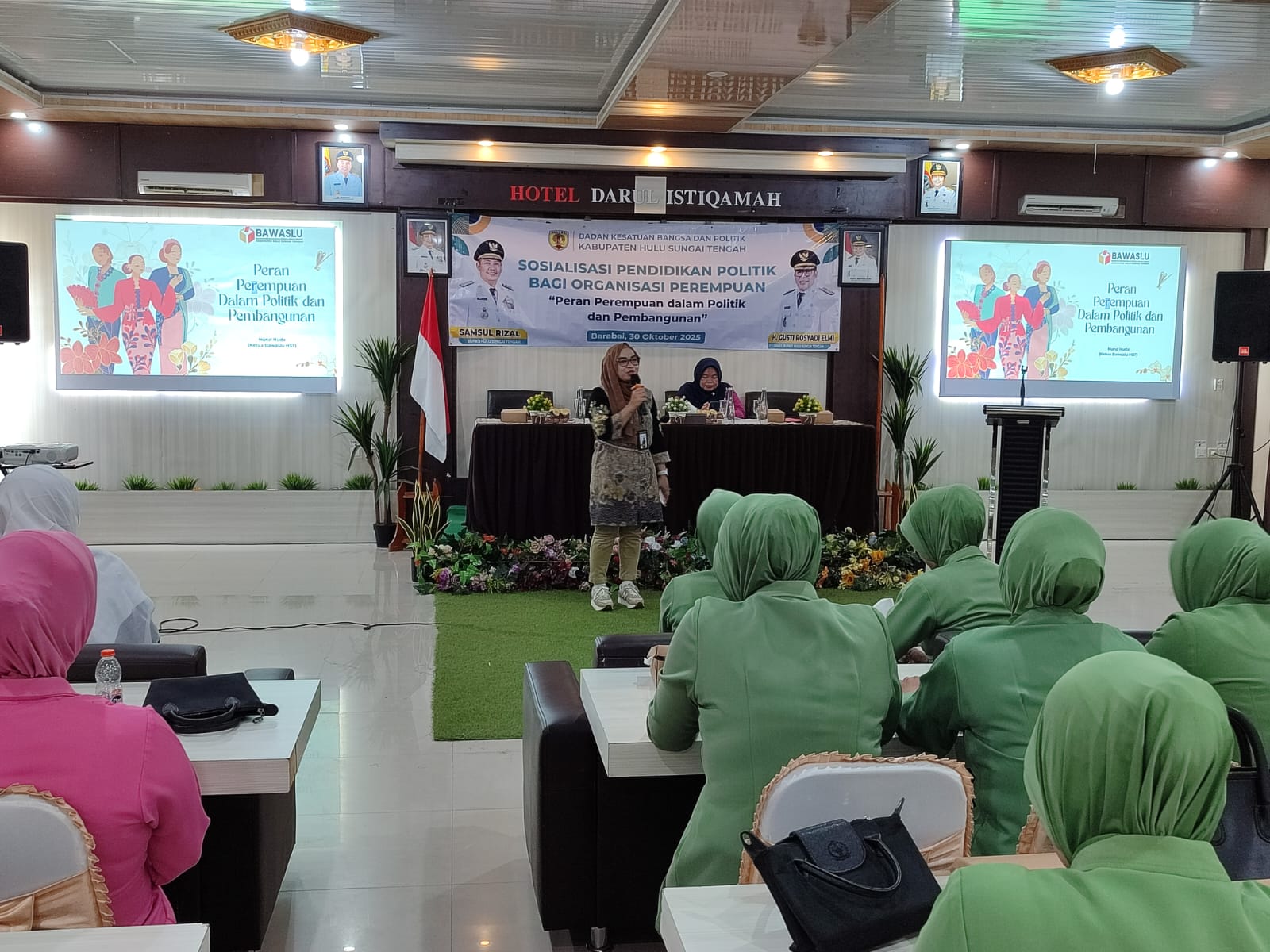 Nurul Huda sebagai narasumber 