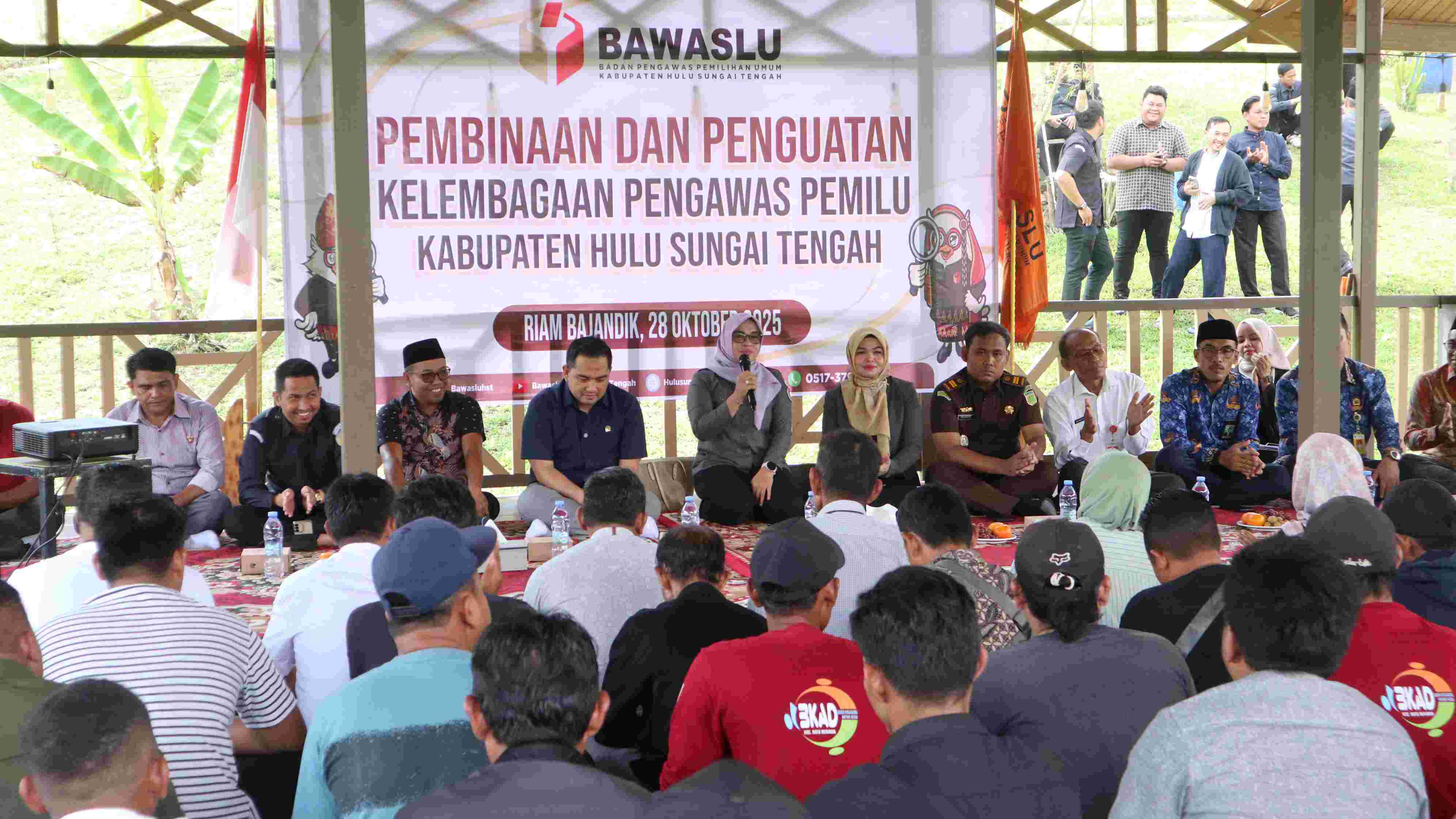  Nurul Huda saat sambutan acara