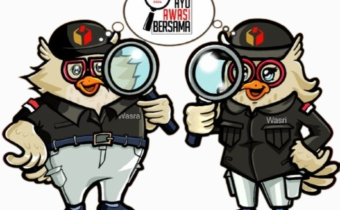 Download Maskot Bawaslu si Wasra dan Wasri Format PNG